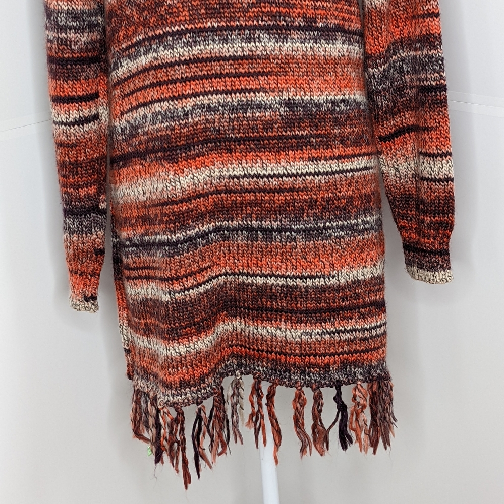 BB Dakota by Steve Madden NWT Canyon Cutie Alpaca Wool Sweater fringe Medium - Picture 6 of 16